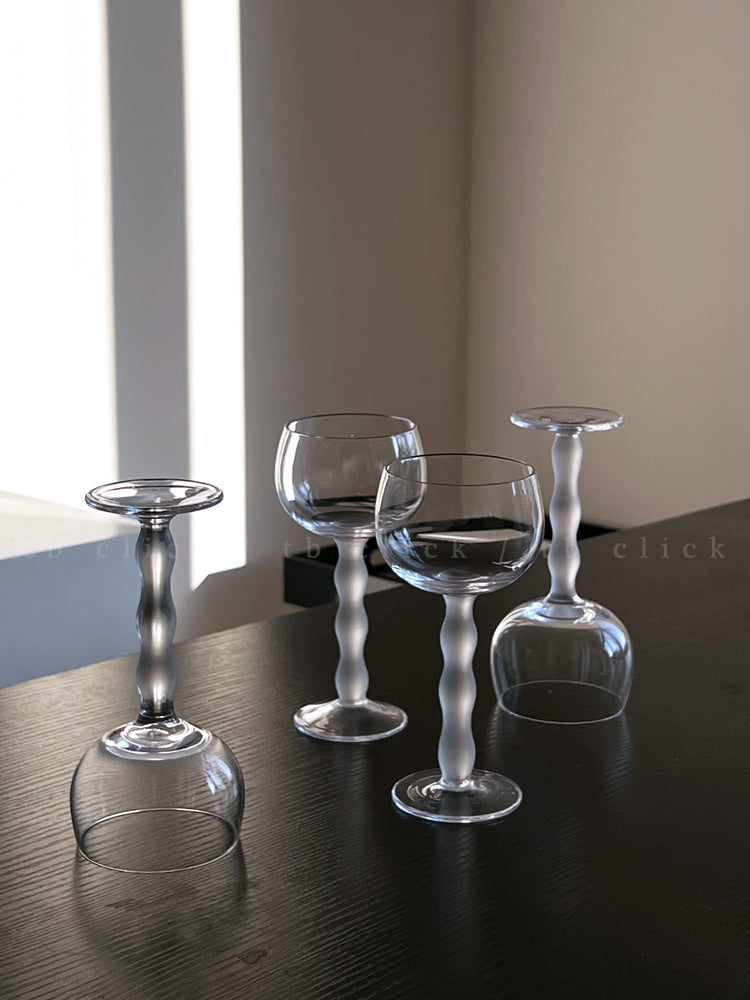 Drinkware Frosted Goblet for Cocktail Glass Style