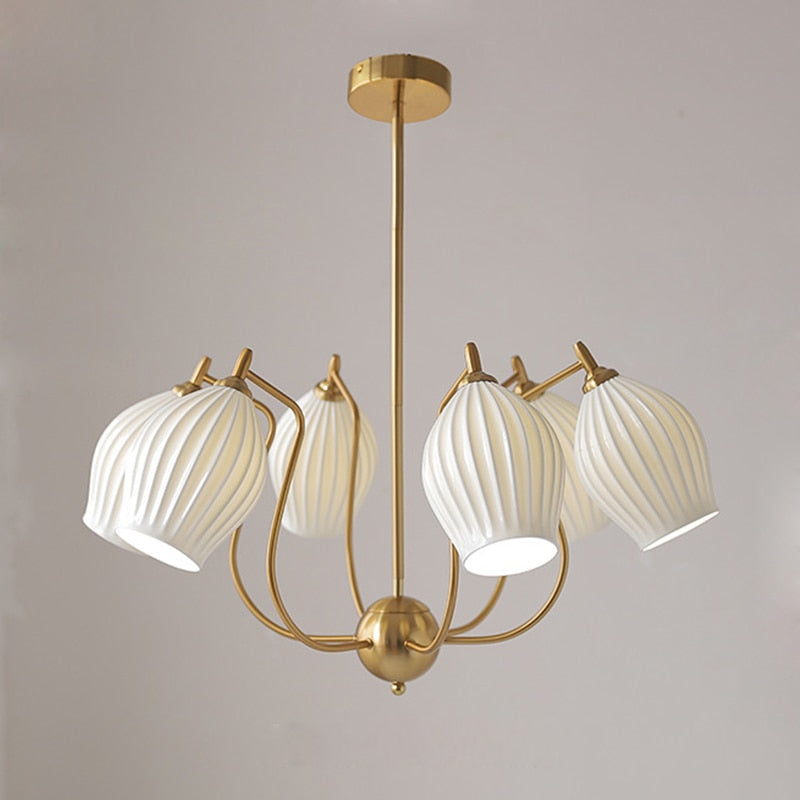 Modern British Luxury Ceramic Chandelier Pendant Lamp