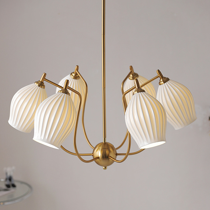 Modern British Luxury Ceramic Chandelier Pendant Lamp