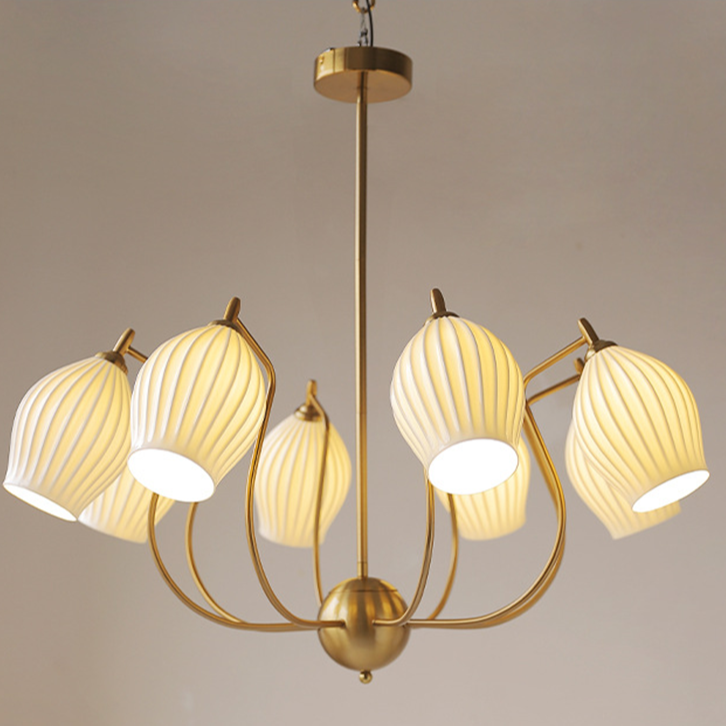 Modern British Luxury Ceramic Chandelier Pendant Lamp