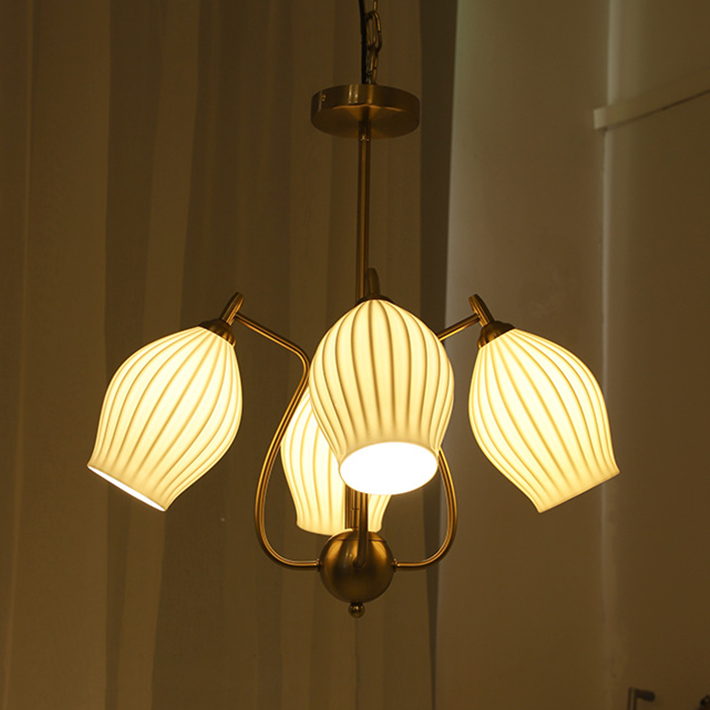 Modern British Luxury Ceramic Chandelier Pendant Lamp