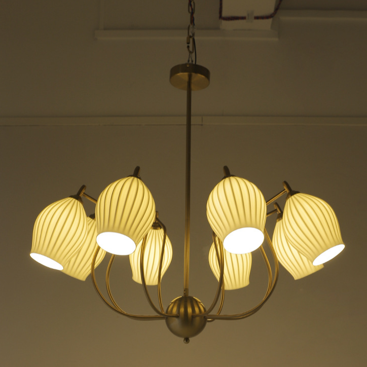 Modern British Luxury Ceramic Chandelier Pendant Lamp