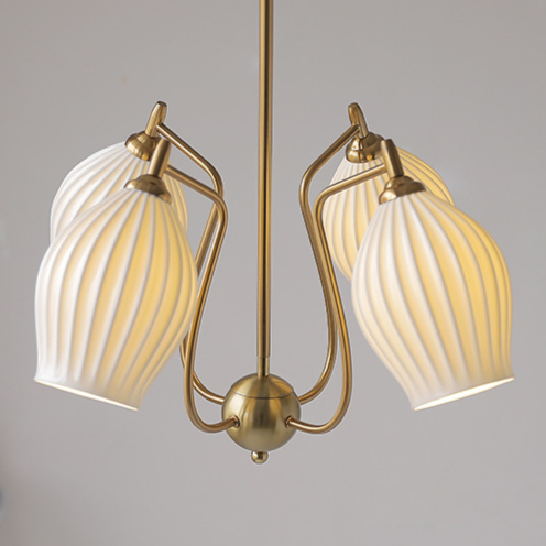 Modern British Luxury Ceramic Chandelier Pendant Lamp