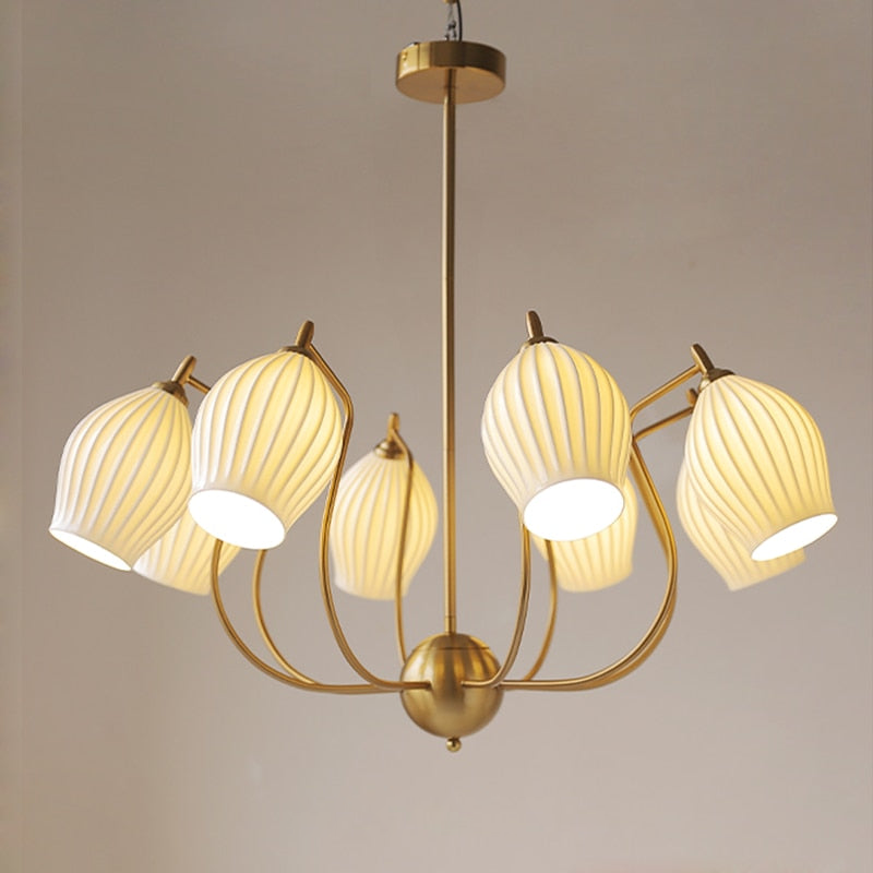 Modern British Luxury Ceramic Chandelier Pendant Lamp