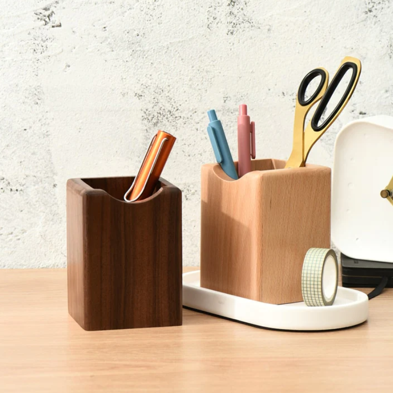 Home Office Desk Accessories in Wood Design for Desk Organizer  