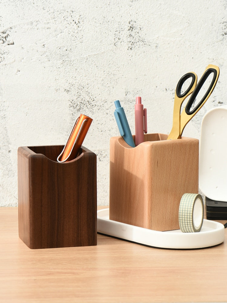 Home Office Desk Accessories in Wood Design for Desk Organizer  