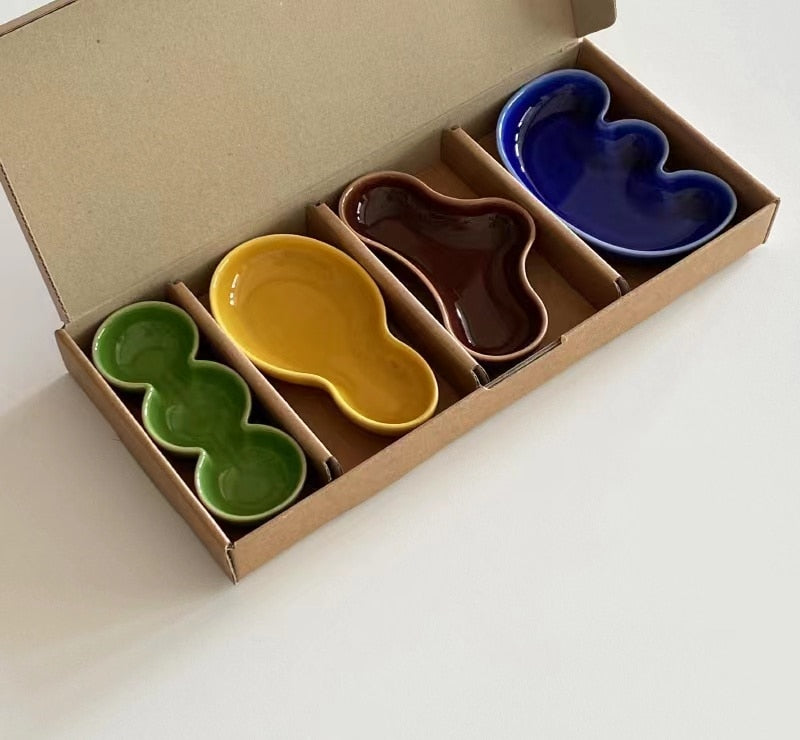 Pigments Ceramic Dipping Dish