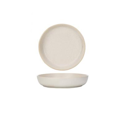 white deep plate ceramic