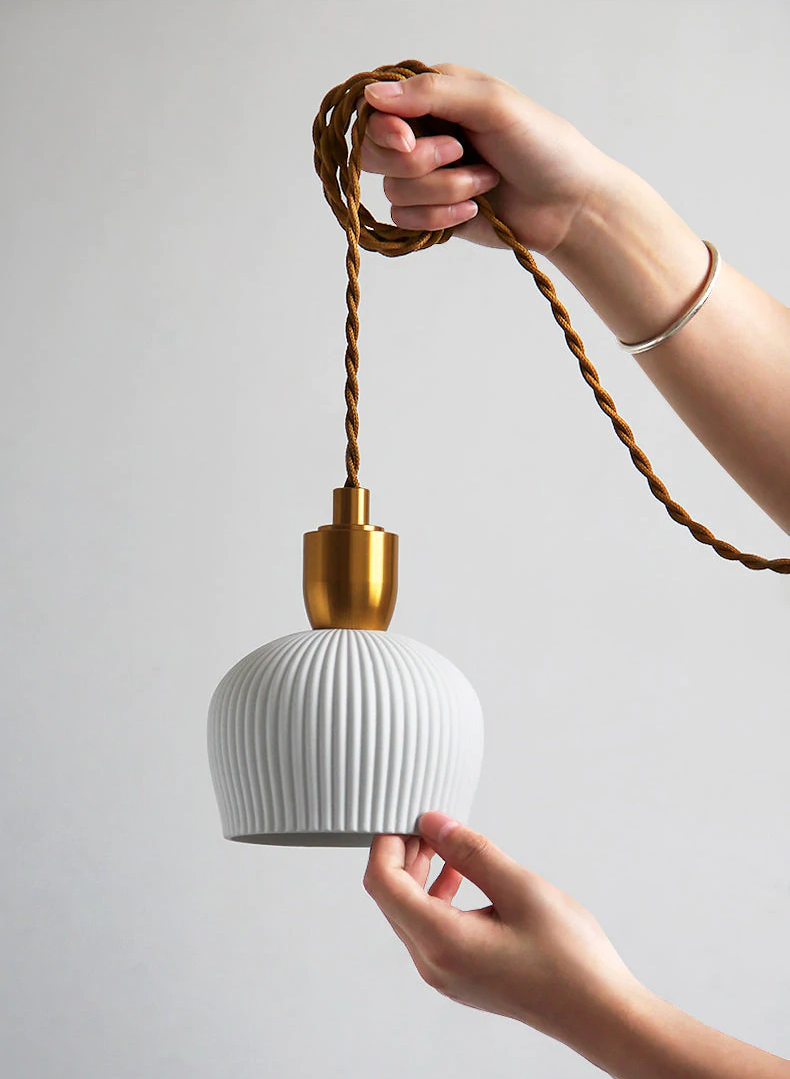 Pendant Single Ceramic Lamp Light Decoration