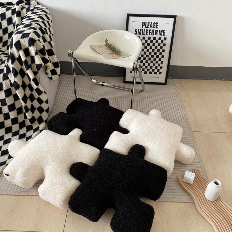 Puzzle Check Decorative Pillows