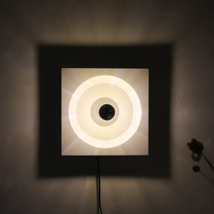 Retro Square Space Age Wall Lamp