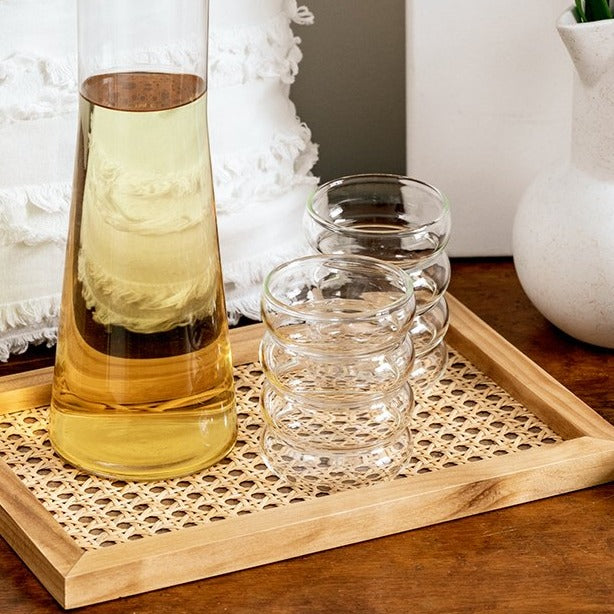 Rim Rum Ripple Glass Cups