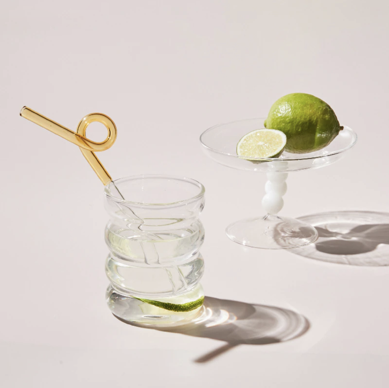 Rim Rum Ripple Glass Cups