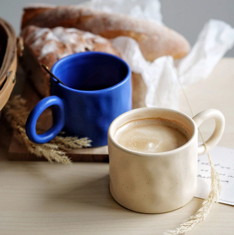 Ceramic Porcelain Handmade and Hand Painted mug