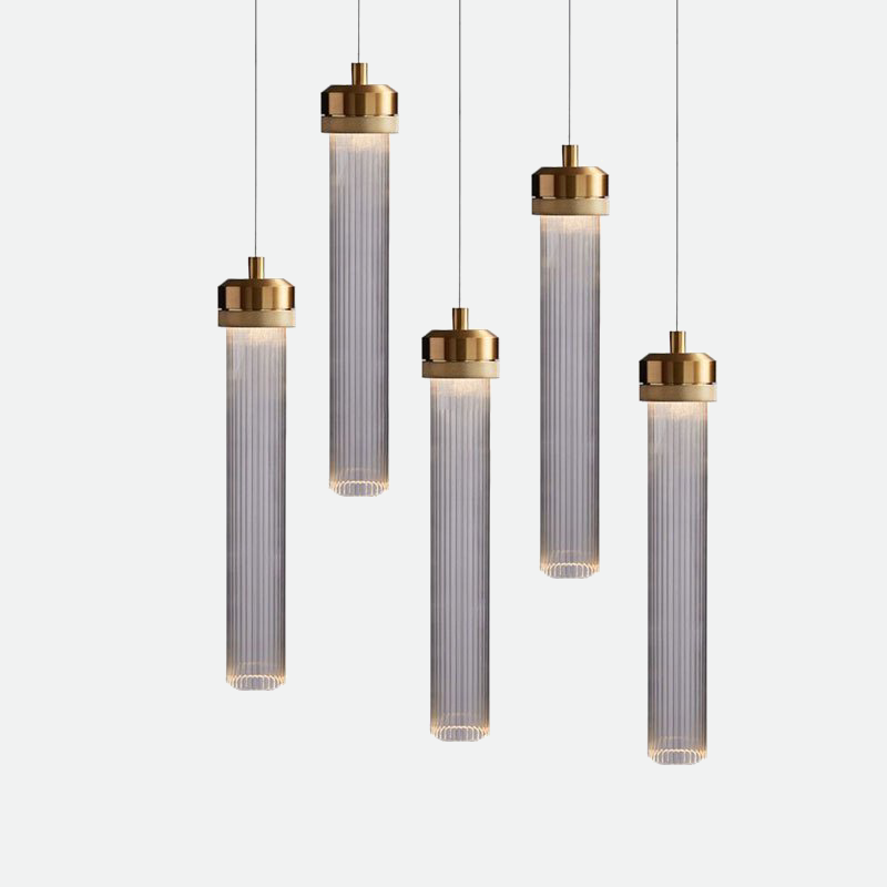 Clear Tube Pendant Lamp