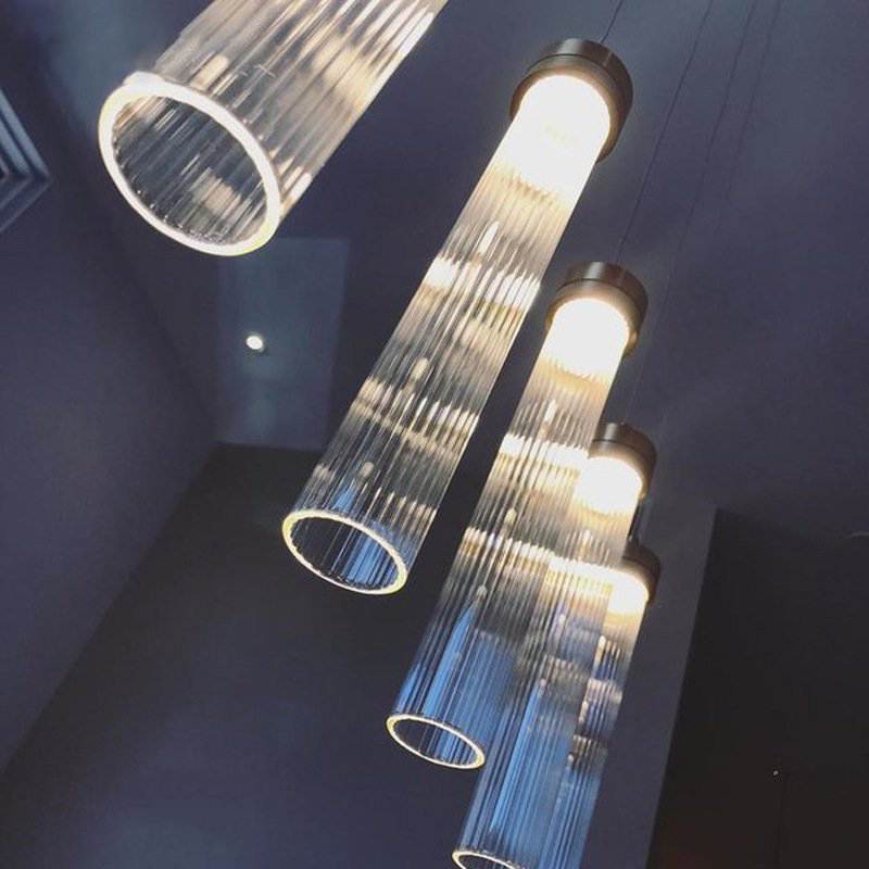 Clear Tube Pendant Lamp