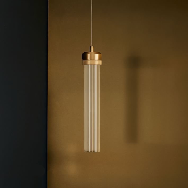 Clear Tube Pendant Lamp