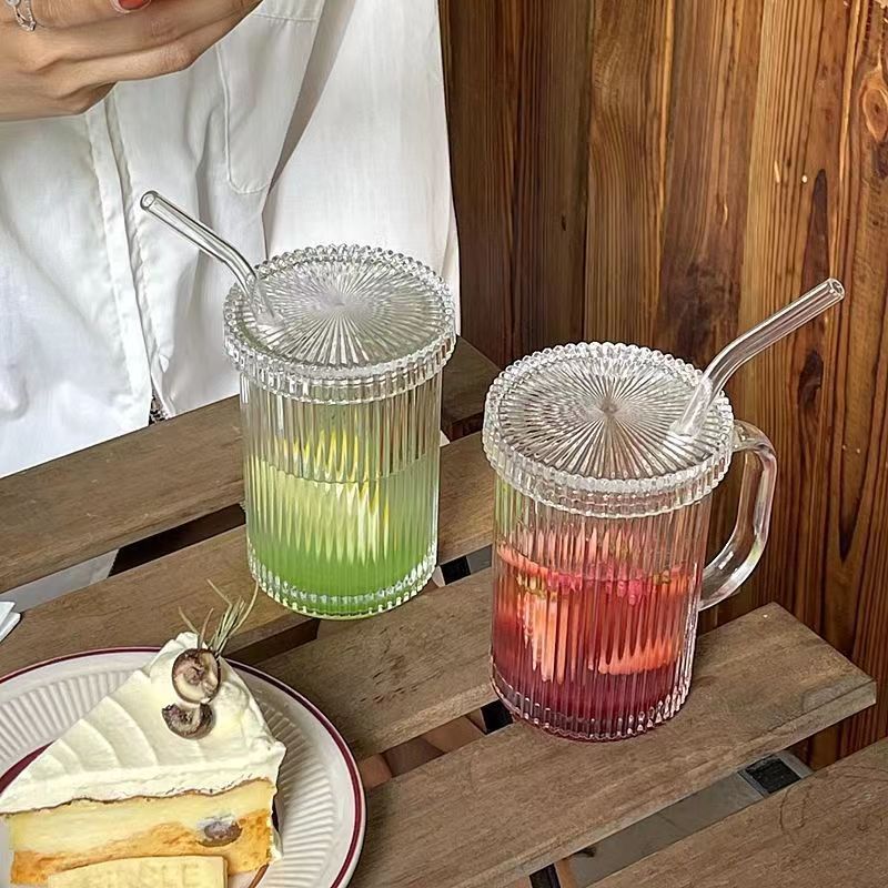 Simple Stripe Cup Glass