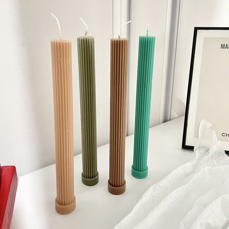 Decorative Accents Roman Pillar Candle Decorative Scented Candle