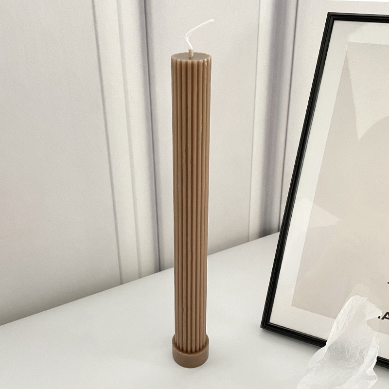 Decorative Accents Roman Pillar Candle Decorative Scented Candle