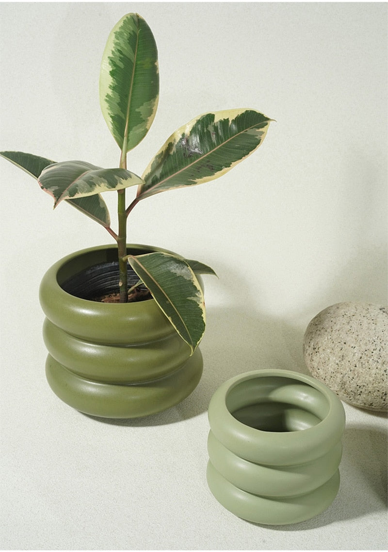 Round Bubble Vase & Planter