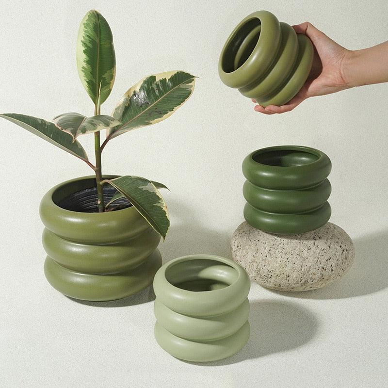 Round Bubble Vase & Planter