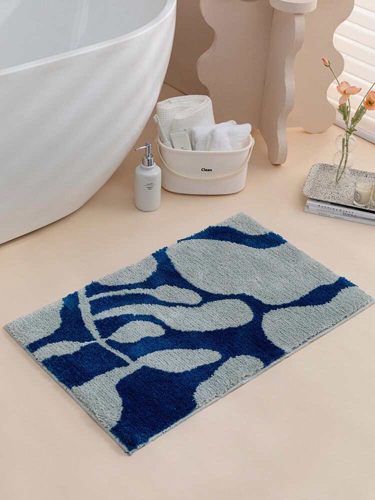 Cotton Tufting Colorful Bathroom Mat 