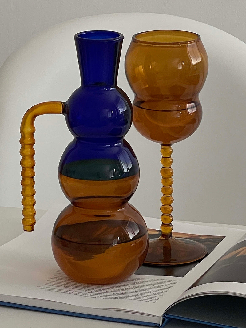 Colorful Ombre Decanter High Kettle Glass Cup 