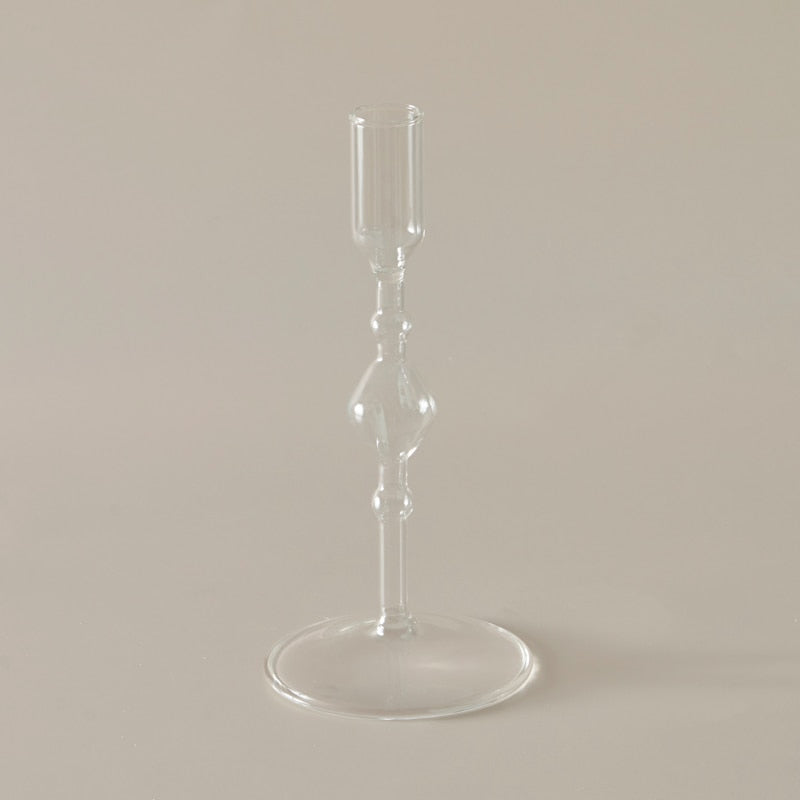 Slim Candlestick Holder Glass Candle Holders 