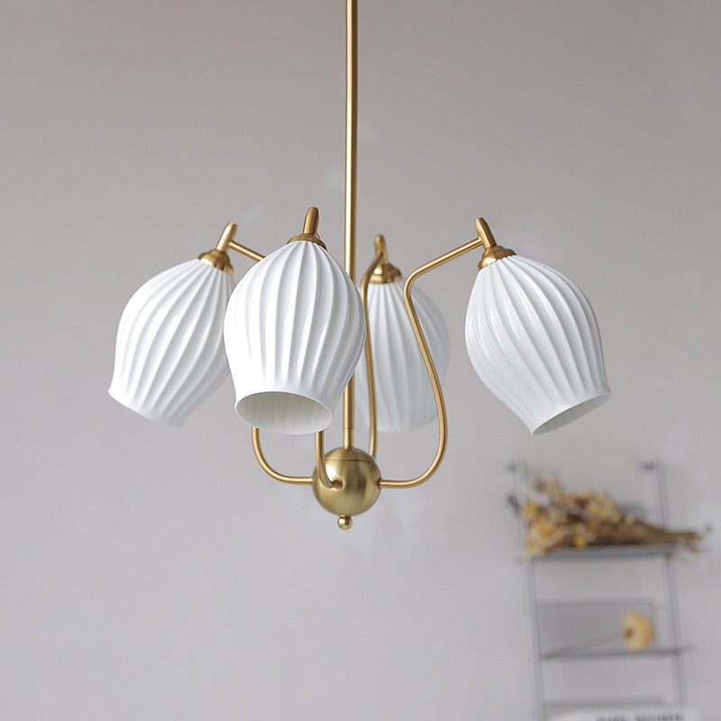 Modern British Luxury Ceramic Chandelier Pendant Lamp