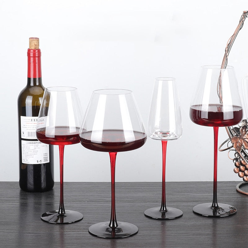 Crystal Red Wine Glasses