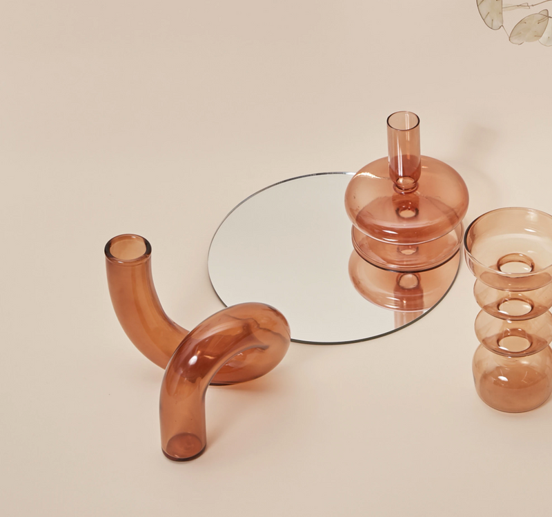 In the Loop Hydroponic Vase & Candle Holder