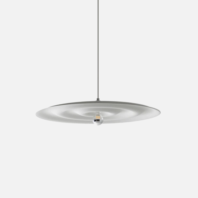 Minimalist Gray and White Pendant Lamp Ceiling Light Chandelier futurist