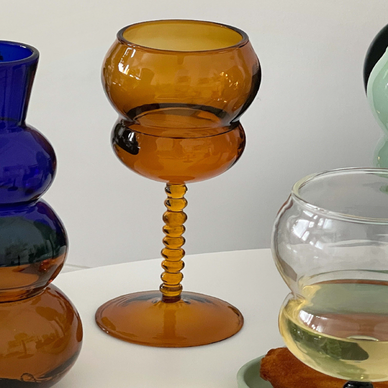 Colorful Ombre Decanter High Kettle Glass Cup 