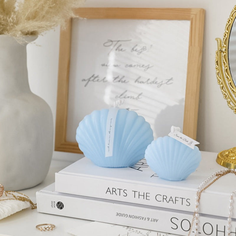 Decorative Accents Scented Candle Sea Shell Shape Soywax