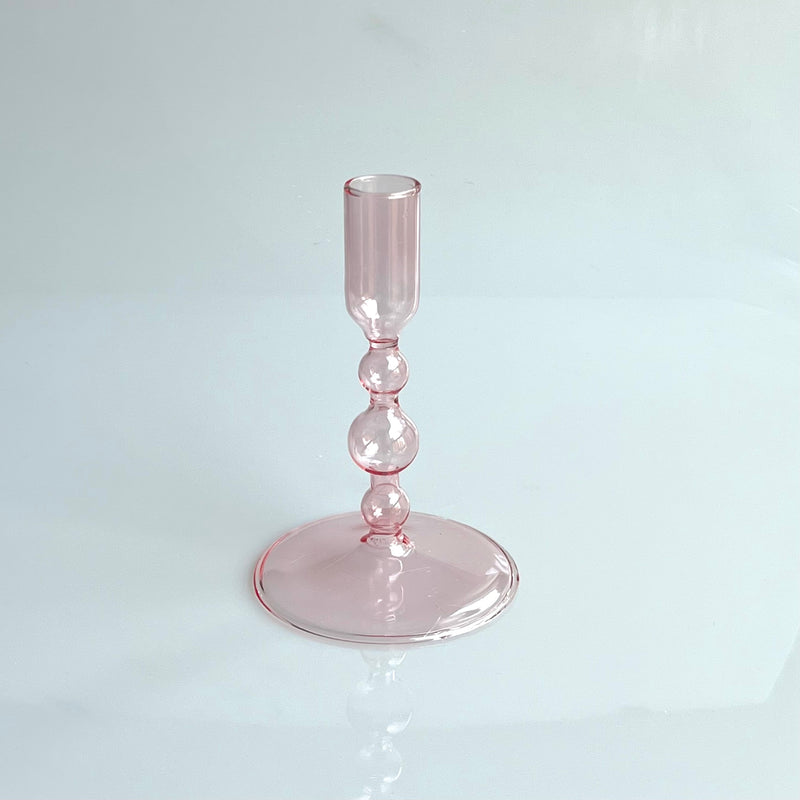 Slim Candlestick Holder Glass Candle Holders 