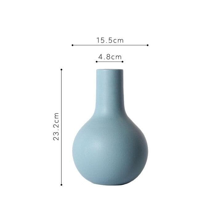 Shades of Blue Ceramic Vase