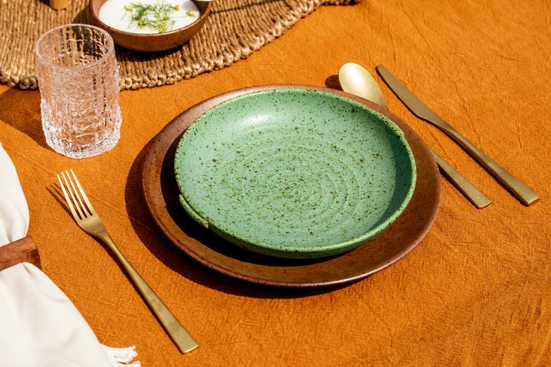 Sienna Stoneware Textured Ceramic Dinnerware