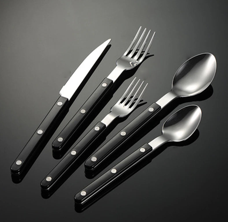 Skol Retro Flatware in Brushed Stainless Steel