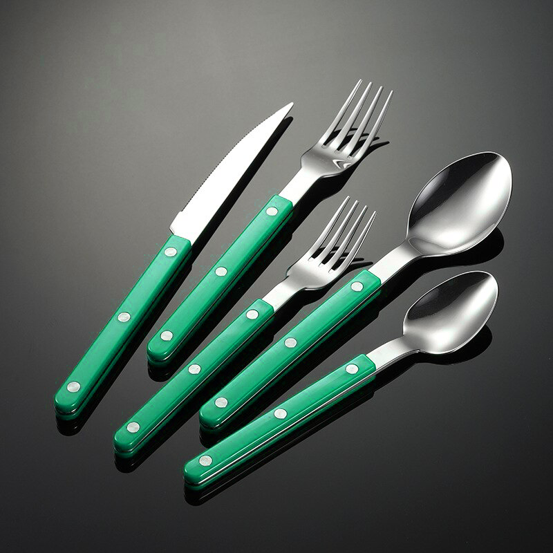 Skol Retro Flatware in Brushed Stainless Steel