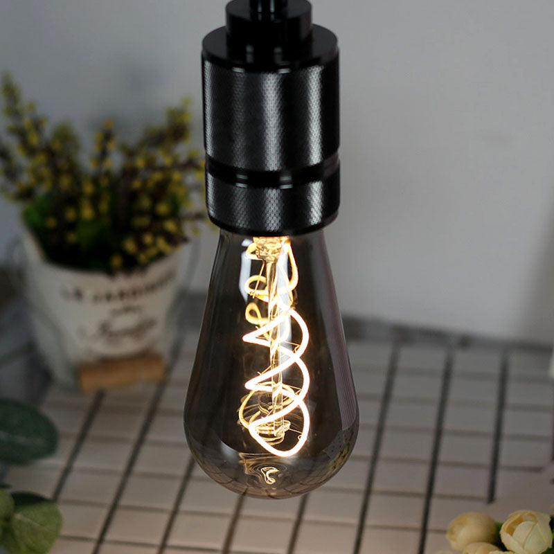 Smoke Led Spiral Filament Edison Bulb