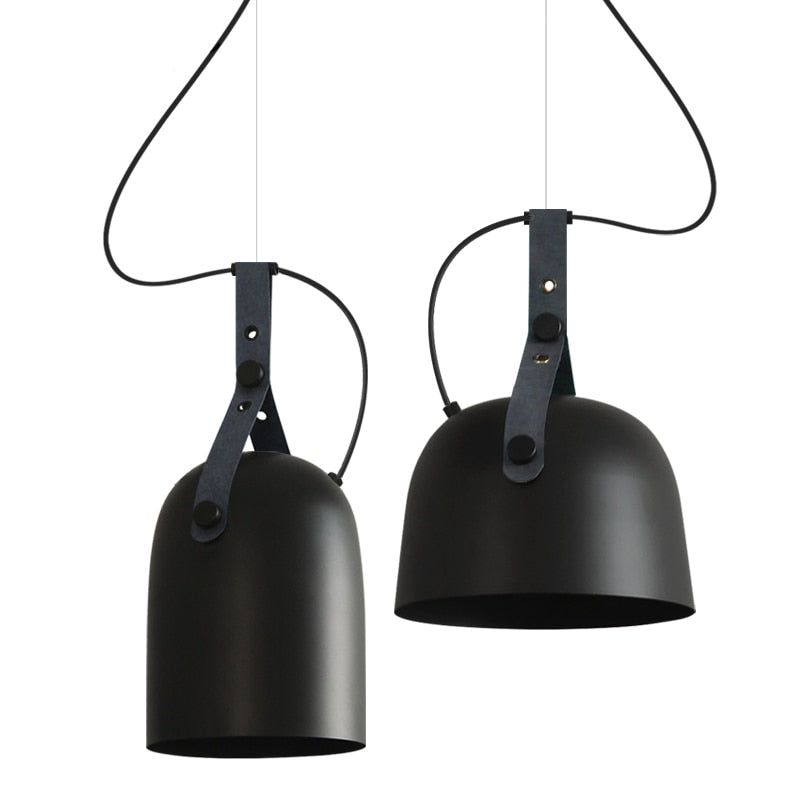 Sonoma Metal & Leather LED Pendant Light