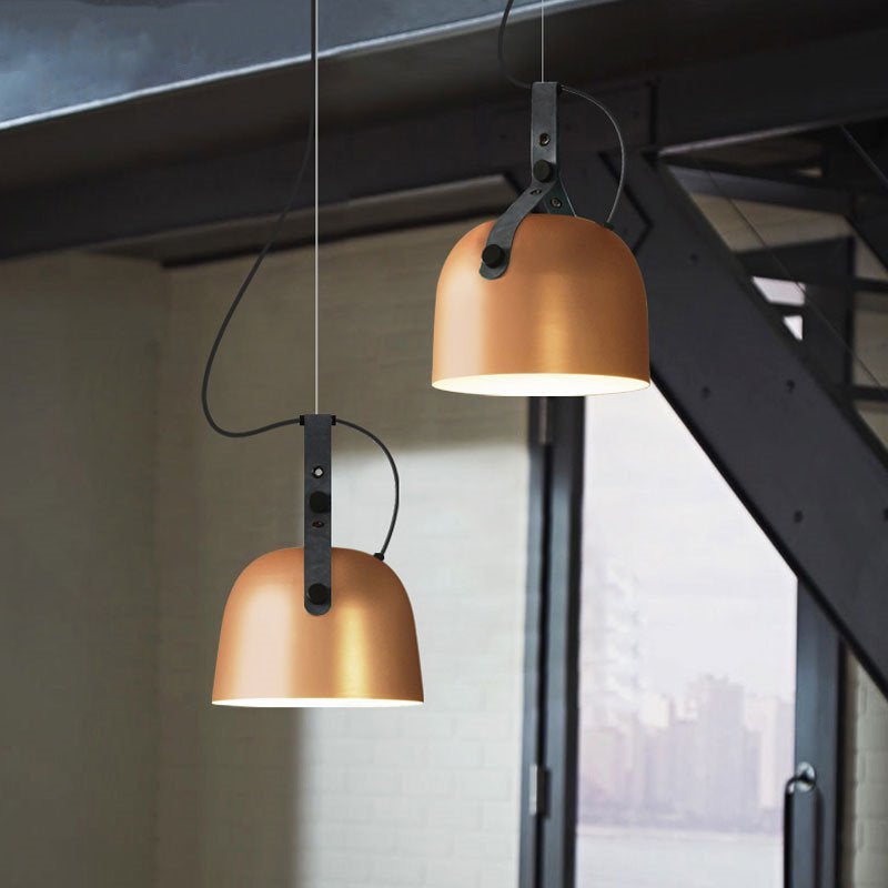 Sonoma Metal & Leather LED Pendant Light