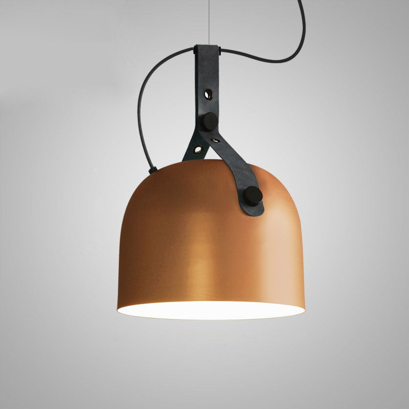 Sonoma Metal & Leather LED Pendant Light