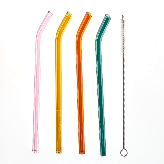 Sorbet Glass Straw 4Pc Set