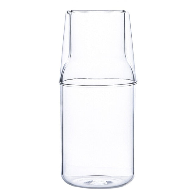 Round Transparent Glass Water Set