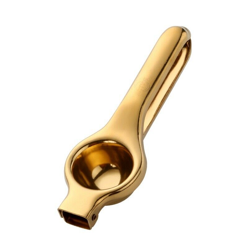 Gold Handheld Metal Lemon Juice Squeezer