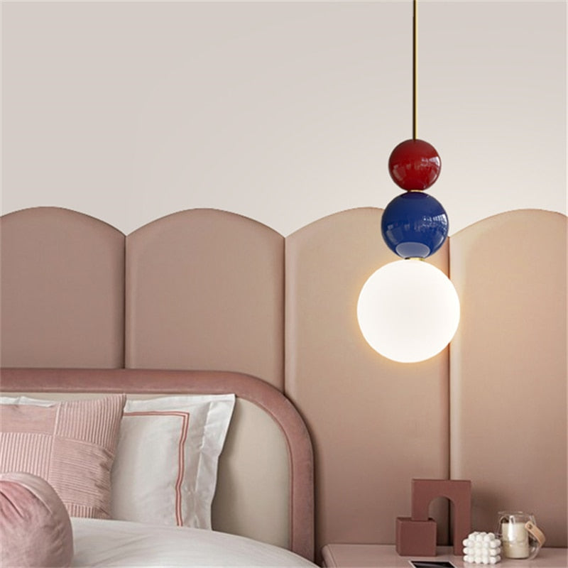 Blue Red White LED Pendant Hanging Lamp 