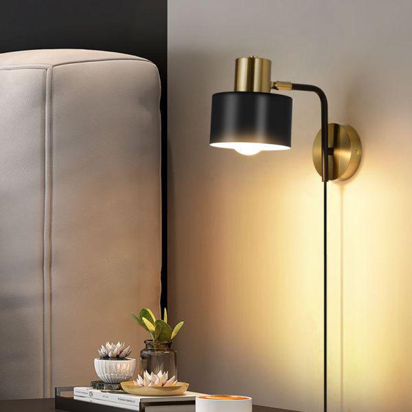 black and brass Wall Sconce Light