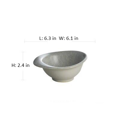 round ceramic grey dinnerware measurements